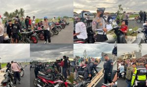 Polres Tasikmalaya Kota Gelar Razia Balap Liar, Ratusan Motor Diamankan