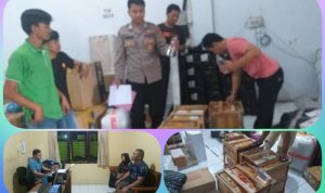 Polsek Kawalu Amankan Pria Pemesan Miras Ciu Dari Bali, yang Dikirim Melalui Jasa Ekspedisi