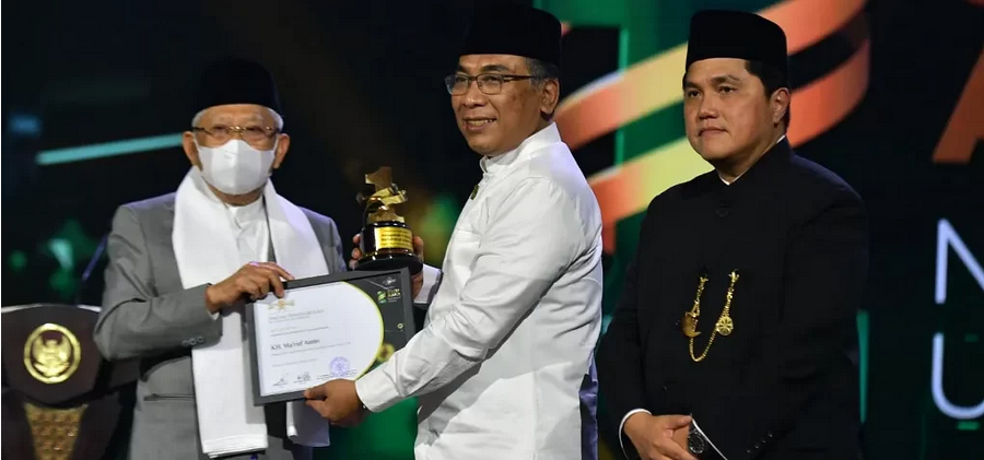 Berdedikasi Majukan NU, Wapres K.H. Ma’ruf Amin Terima Penghargaan sebagai Tokoh Pejuang NU