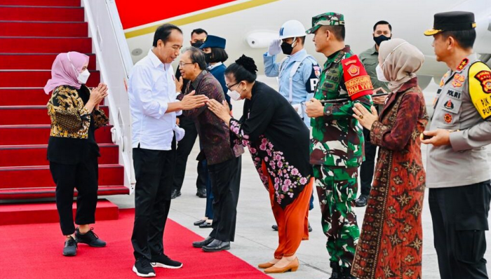 Tiba di Bali, Presiden Jokowi Resmikan Pasar Seni Sukawati