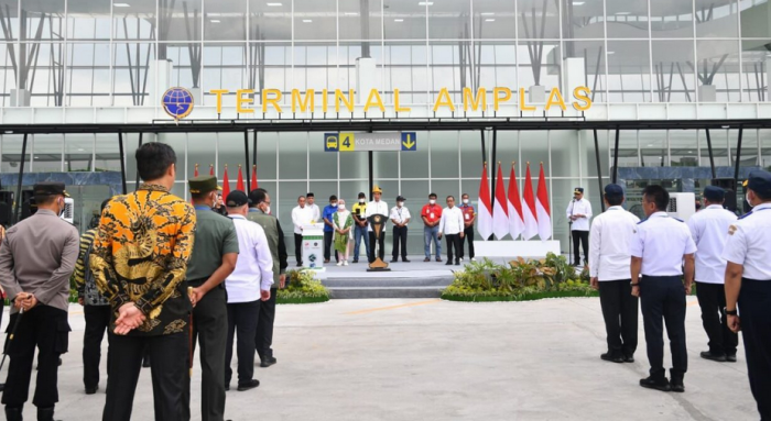 Resmikan Dua Terminal di Sumut, Presiden Jokowi Dorong Masyarakat Gunakan Transportasi Publik