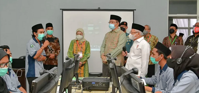 Resmikan BLK Komunitas 2022, Wapres K.H. Ma’ruf Amin Paparkan Strategi Perluasan dan Pengembangan di Dunia Usaha dan Industri