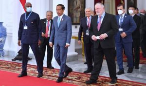 Presiden Jokowi Terima Delegasi World Water Council di Istana Merdeka