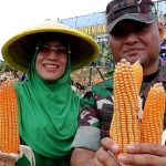 Bios - 44 Antarkan Kodim 0613/ Ciamis Sukses Panen Raya Jagung di Lahan Ketahanan Pangan