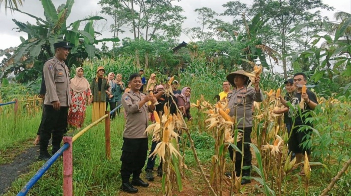 Kegiatan Jumat Curhat Bersama Kelompok Tani, Kapolsek Gunungtanjung Tampung Aspirasi Warga