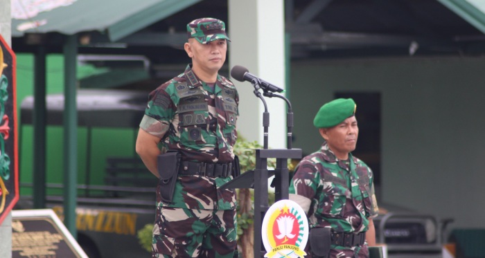 Dandim Tekankan Prajurit Harus Disiplin, Serta Profesionalisme Dalam Melaksanakan Tugas