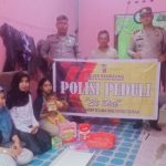 Sobat Berbagi, Polsek Rangsang Bantu Asupan Gizi Buat Balita di Tanjungsamak