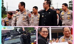 Bupati Tasikmalaya Hadiri Peragaan Penanggulangan Geng Motor, Penyerahan Material Logistik dan Gelar Opsnal Polda Jabar