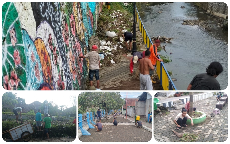 Jumat Bersih, Warga Kelurahan Panyingkiran Dengan Kelurahan Cipedesdi Kawasan Wisata Sungai Cipanyir dan Pinggir Rel Kereta Api