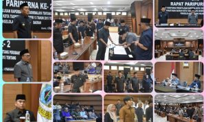 DPRD Kota Tasikmalaya Menggelar Rapat Paripurna Dengan Agenda Pembahasan Terhadap Raperda Kota Tasikmalaya Tentang Perubahan Peraturan Daerah Kota Tasikmalaya Nomor 13 Tahun 2015 Tentang Pengelolaan Barang Milik Daerah