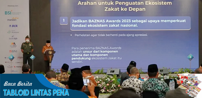 Hadiri Baznas Award, Wapres K.H Ma’ruf Amin Minta Kuatkan Ekosistem Zakat