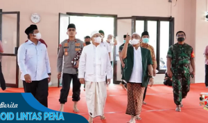 Wapres K.H. Ma’ruf Amin Shalat Jum’at Bersama Pj. Gubernur dan Wakapolda Banten di Masjid Agung Penata