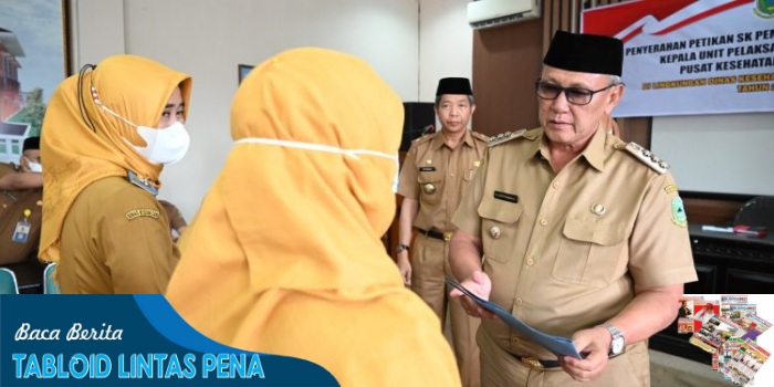 Sebanyak 15 Pejabat Fungsional, di Berikan SK Pemberian Tugas Tambahan Oleh Bupati