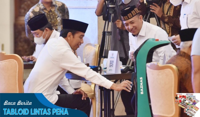 Presiden Jokowi dan Wapres KH.Ma’ruf Amin Serahkan Zakat Melalui Baznas