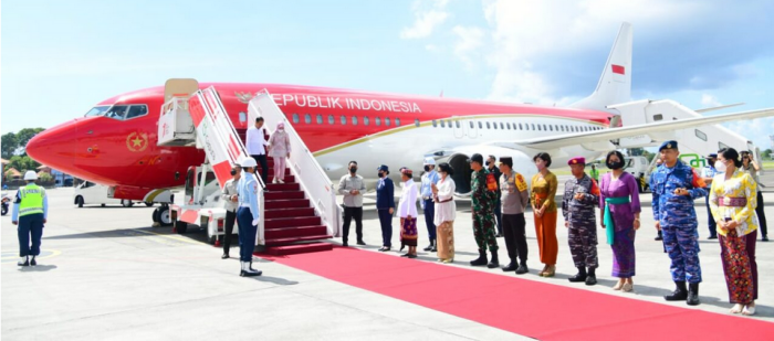 Presiden Jokowi dan Ibu Iriana Kunjungan Kerja ke Bali