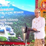Presiden Jokowi Resmikan Penataan Fasilitas Kawasan Suci Pura Agung Besakih