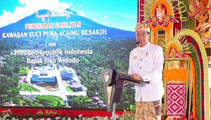 Presiden Jokowi Resmikan Penataan Fasilitas Kawasan Suci Pura Agung Besakih