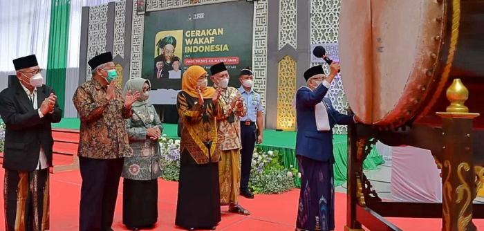 Tingkatkan Kesejahteraan Masyarakat, Wapres K. H. Ma’ruf Amin Luncurkan Gerakan Wakaf Indonesia