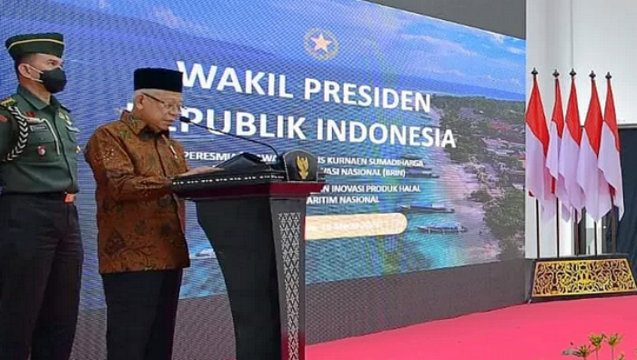 Bangun Ekonomi Nasional, Wapres K. H. Ma’ruf Amin Dorong Pengembangan Inovasi Produk Halal Berbasis Maritim