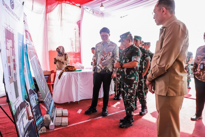 Bisa Dimiliki Prajurit, Pangdam I/BB Awali Pembangunan Perumahan Gyan Kartika Residence di Sei Semayang Diski.