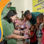 Sambut HUT Ke 59, Dharma Pertiwi Daerah P, Gelar Bakti Sosial Beri Bantuan Kepada Anak Penderita Stunting