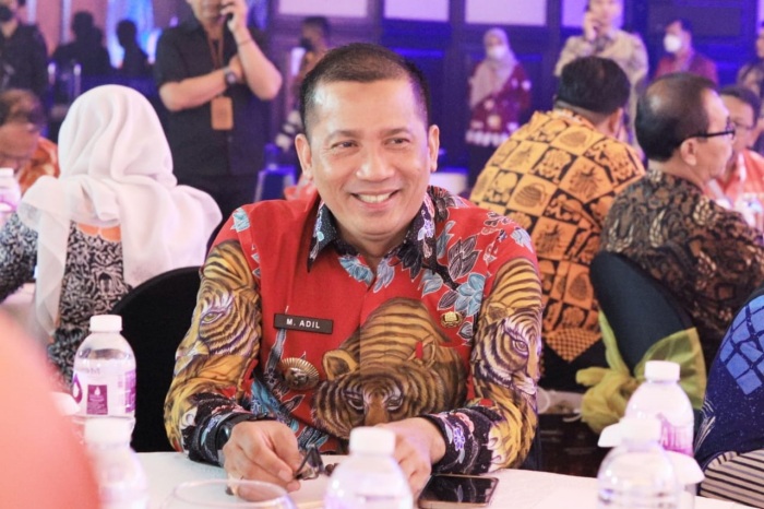 Bupati H.M Adil Hadiri APBD Award dan Rakornas Keuangan Daerah Tahun 2023