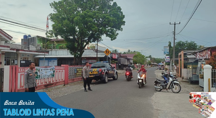 Polsek Cigugur Polres Pangandaran Laksanakan Antisipasi Warga Ngabuburit