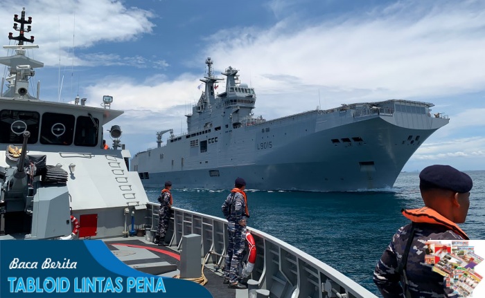 Tingkatkan Kerjasama Dua Negara, TNI AL Latihan Dengan Angkatan Laut Prancis