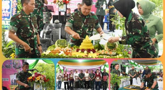 Syukuran HUT Ke-71 Korps Hukum TNI AD, Pangdam I/BB: Hukum adalah Panglima