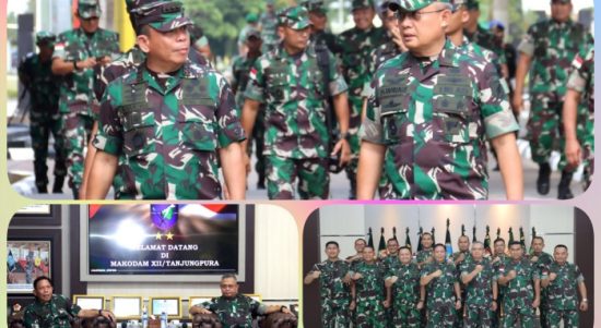 Pangkogabwilhan I Kunjungi Kodam XII/Tpr