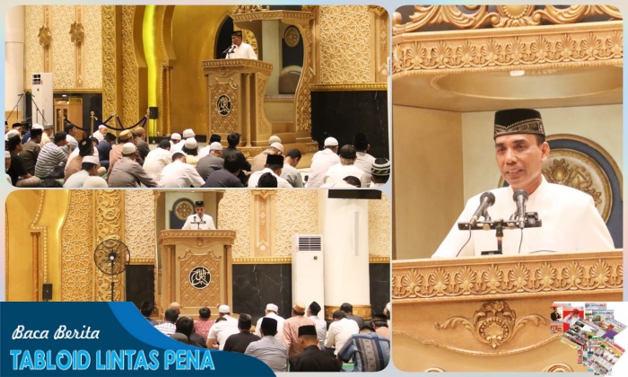 Hari Keenam Ramadhan, Wakabintaljarahdam XII/Tpr Beri Kultum di Masjid Raya Mujahidin Pontianak