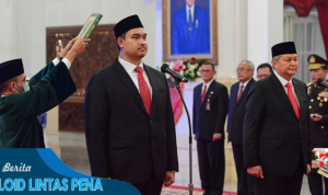 Presiden Jokowi Lantik Dito Ariotedjo sebagai Menpora