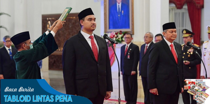 Presiden Jokowi Lantik Dito Ariotedjo sebagai Menpora