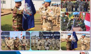 Transfer Of Authority Kontingen GARUDA INDORDB di Bumi Afrika