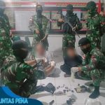 Satgas Pamtas Yonif 645/Gardatama Yudha Kembali Berhasil Menggagalkan Peredaran Narkotika di Wilayah Perbatasan