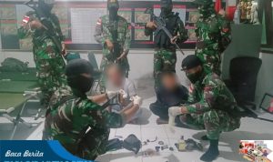 Satgas Pamtas Yonif 645/Gardatama Yudha Kembali Berhasil Menggagalkan Peredaran Narkotika di Wilayah Perbatasan