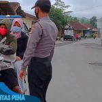 Bhabinkamtibmas Desa Cikubang Polsek Taraju Melaksanakan Kegiatan Gatur Pagi