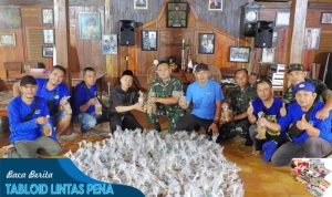 Dandim 0613/Ciamis Serahkan 1.000 Paket Takzil Untuk Para Santri dan Pengguna Jalan Depan Makodim