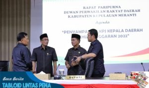 DPRD Kepulauan Meranti Menggelar Rapat Paripurna Penyampaian LKPj Kepala Daerah Tahun Anggaran 2022