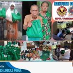 Prawiro Indonesia Garuda Merah Putih Bersama LINTAS PENA MEDIA Bagikan 100 Paket Sembako