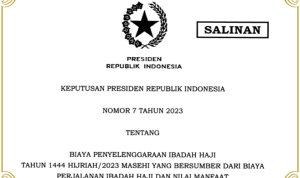 Pemerintah Terbitkan Keppres Biaya Penyelenggaraan Ibadah Haji 1444 H