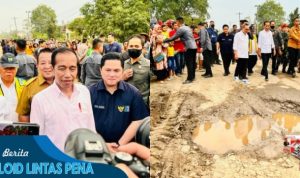 Presiden Jokowi: Pemerintah Pusat Segera Bantu Perbaiki Ruas Jalan Rusak di Lampung