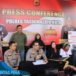 Kapolres Tasikmalaya Kota AKBP SY Zainal Abidin Pimpin Press Release Perkembangan Kasus Dugaan Penganiayaan Siswi SMA