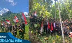 Sinergitas TNI-POLRI, Satgas Pamtas Yonif 645/GTY Gelar Patroli Gabungan Di Perbatasan RI-Malaysia