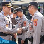 Polres Tasikmalaya Kota Gelar Apel Konsolidasi Operasi Ketupat Lodaya 2023, Dilanjutkan Halal Bi Halal dengan Seluruh Personel.