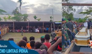 Gerak Cepat Satgas Yonif R 200/BN Bantu Pemakaman Wakil Bupati Yalimo