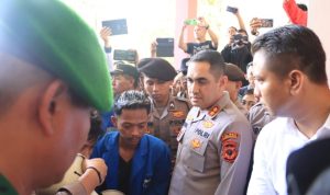 Kapolres Tasikmalaya Kota Pimpin Pengamanan Aksi Unjuk Rasa Mahasiswa, Dilaksanakan Dengan Humanis