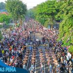 GS Gita Jala Taruna AAL Getarkan Surabaya di acara Car Free Day