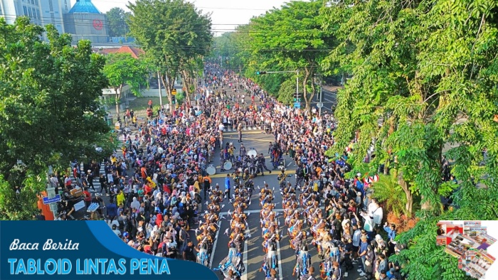 GS Gita Jala Taruna AAL Getarkan Surabaya di acara Car Free Day