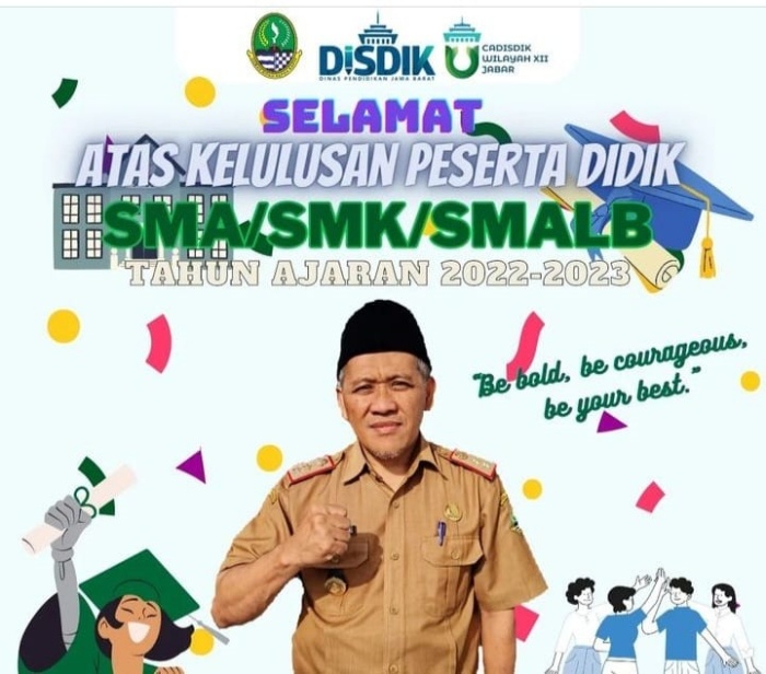 Sebanyak 30.214 Siswa Siswi Kelas XII SMA/SMK Tahun Ajaran 2022-2023 di Lingkungan Cabang Dinas Wilayah 12 Tasikmalaya Dinyatakan Lulus